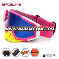 2017 tear offs goggles foam resistance padded windproof motorcycles sports glasses