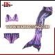 2017 Latest Young Girls Sexy Shell Bikini Mermaid Tail Swimsuit Funny Kids Beachwear Cosplay Mermaid Tail For Swimming