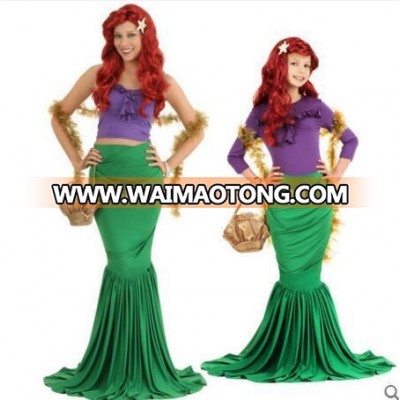 The ariel little mermaid costume Christmas Princess Mermaid cosplay