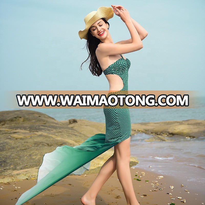 Adult Beach Dress Mermaid Swimsuit