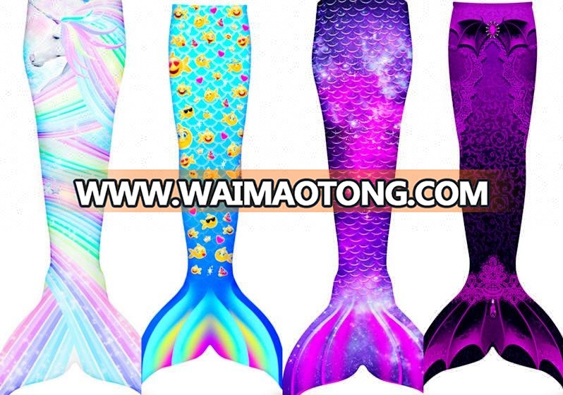 Custom made high quality 3D printing mermaid tail swim, mermaid tail for swimming